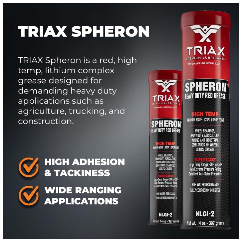 TRIAX Spheron Grease NLGI-2 Lithium Complex (35 Pounds)