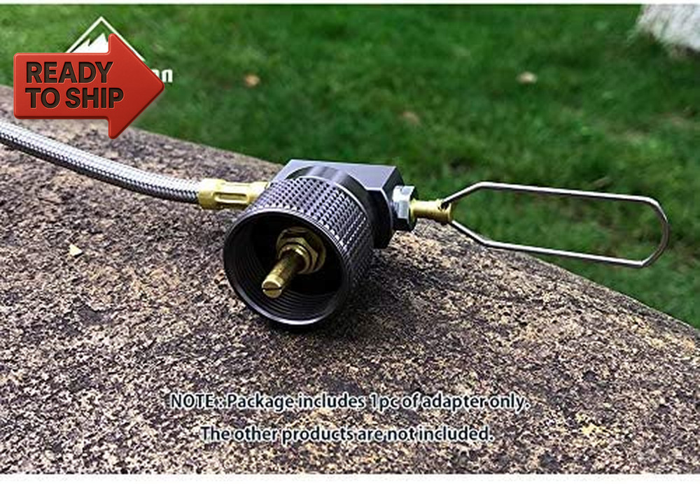 CAMPINGMOON Small Propane to Butane Adapter, Input: 16Oz/1Lb Small Propane Cani