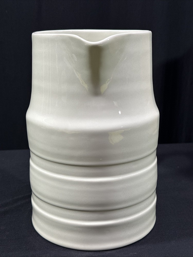 Pottery Barn Healdsburg Pitcher Large White Color 8.5”