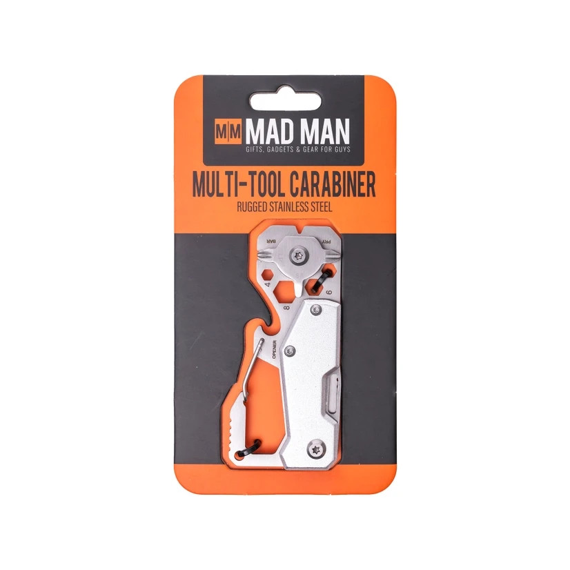Mad Man Stainless Multi-Tool Carabiner