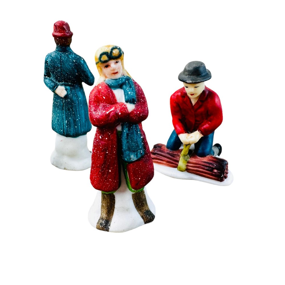 4 vtg Dept 56 figurines