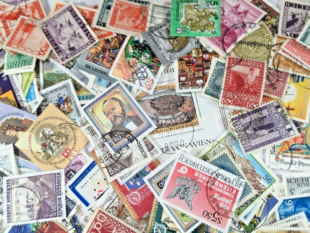 AUSTRIA - 1000 STAMPS - ALL DIFFERENT - USED, Including Sets