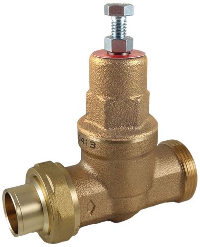 CASH ACME 23889-0045 Pressure Reducing Valve 3/4" Bronze 400 PSI Sweat