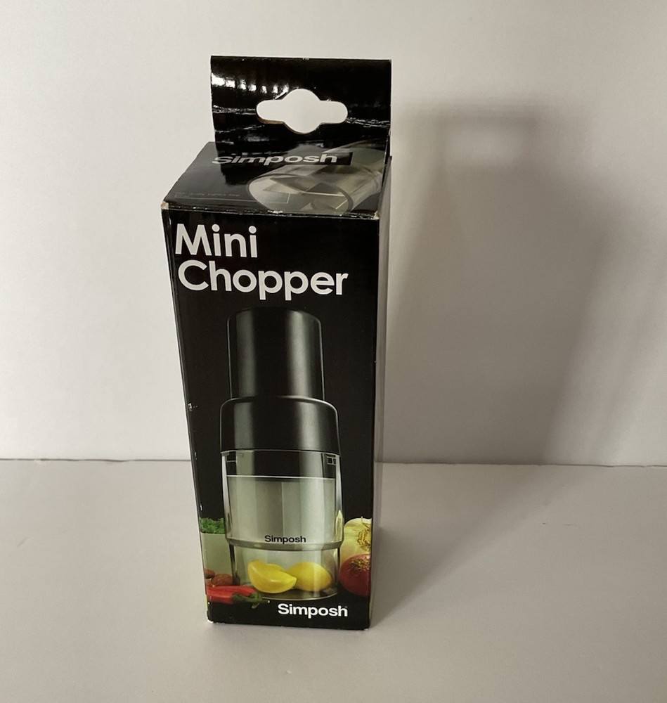 Simposh Black Mini Chopper New In Open Box