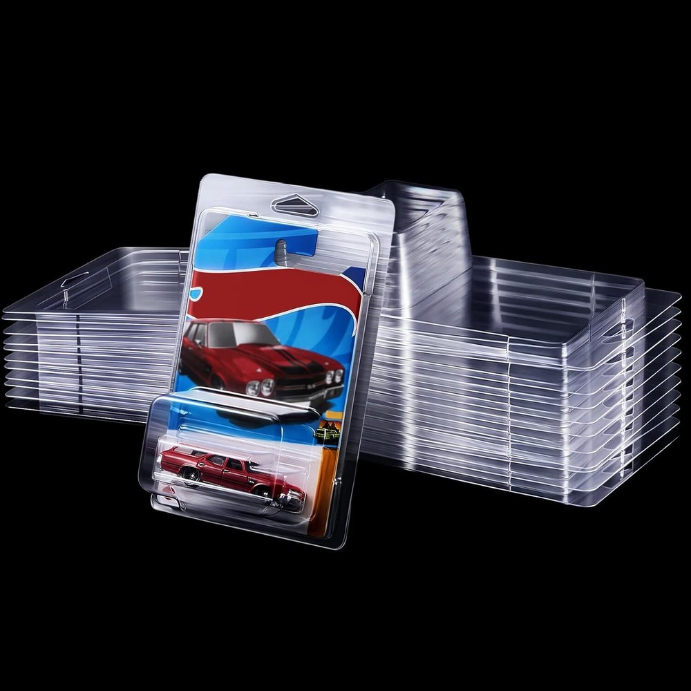 50Pack Clear Protector Case Plastic Display For Hot Wheels & Matchbox Basic Cars