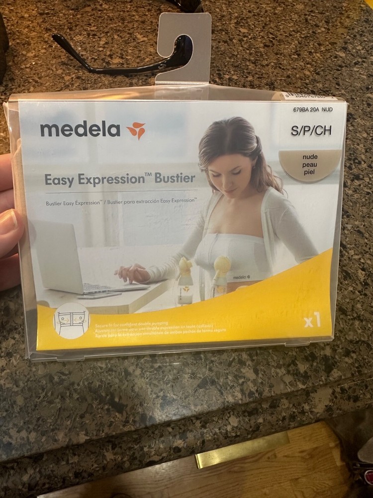 medela easy expression bustier new in box  small