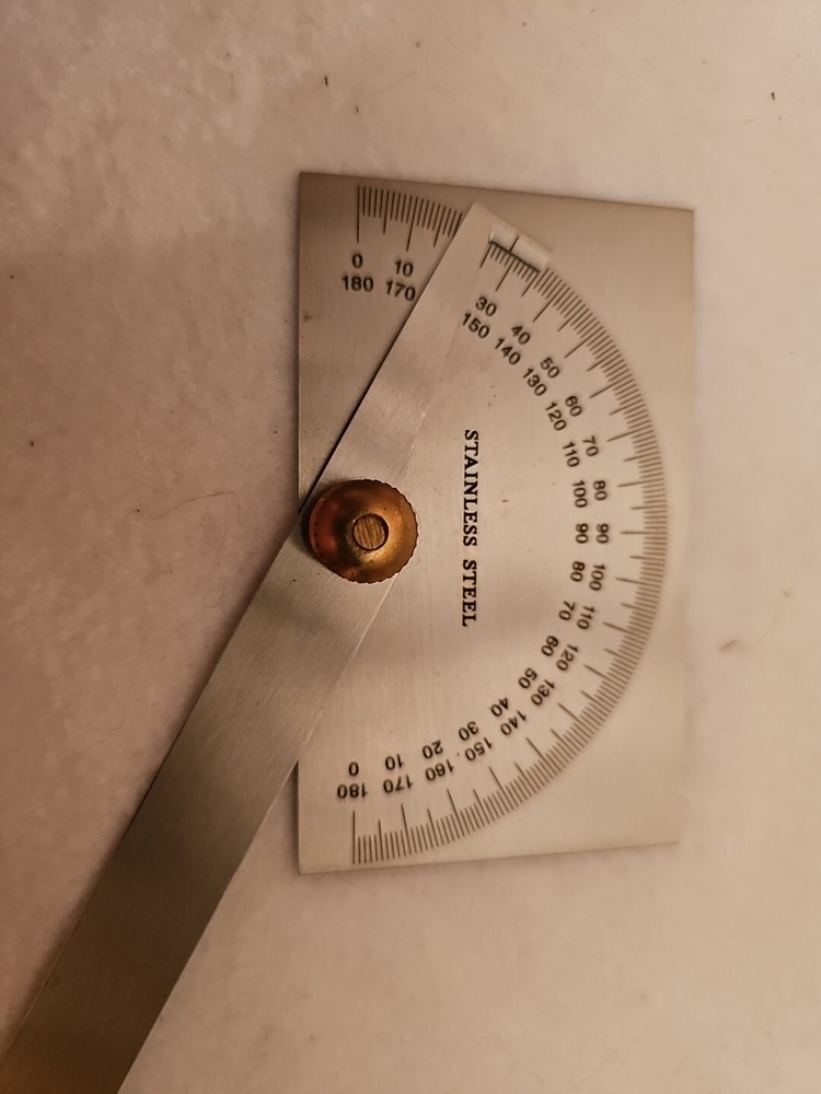 Stainless Steel Protractor Tool