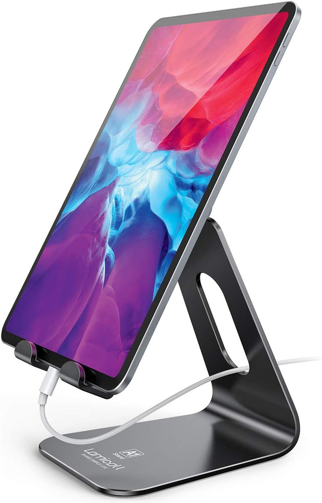 Tablet Stand, Tablet Holder for Desk - Multi-Angle Adjustable Tablet Desktop Doc