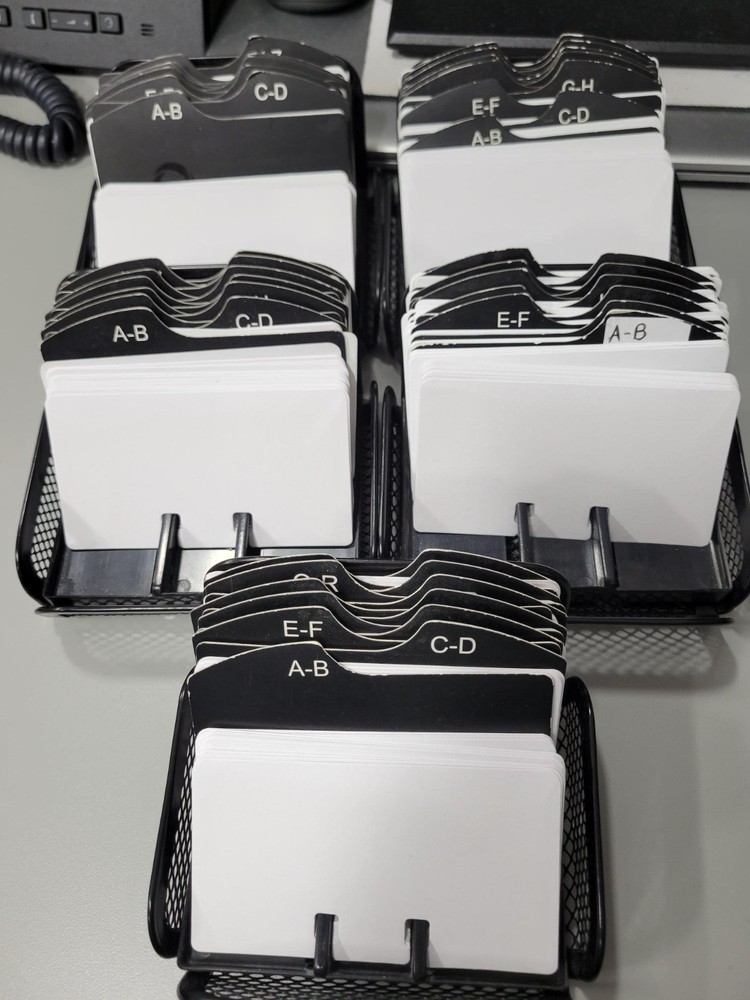 ROLODEXES (SET OF 2)
