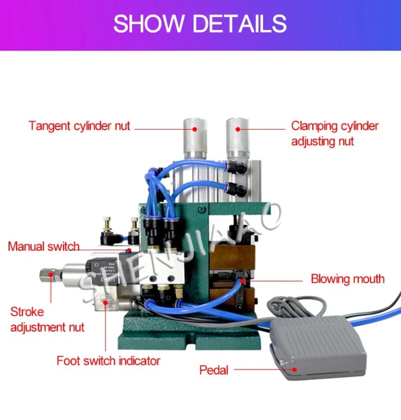 3F Pneumatic Vertical Sheathed Wire Stripping and Cable Cutting Machine