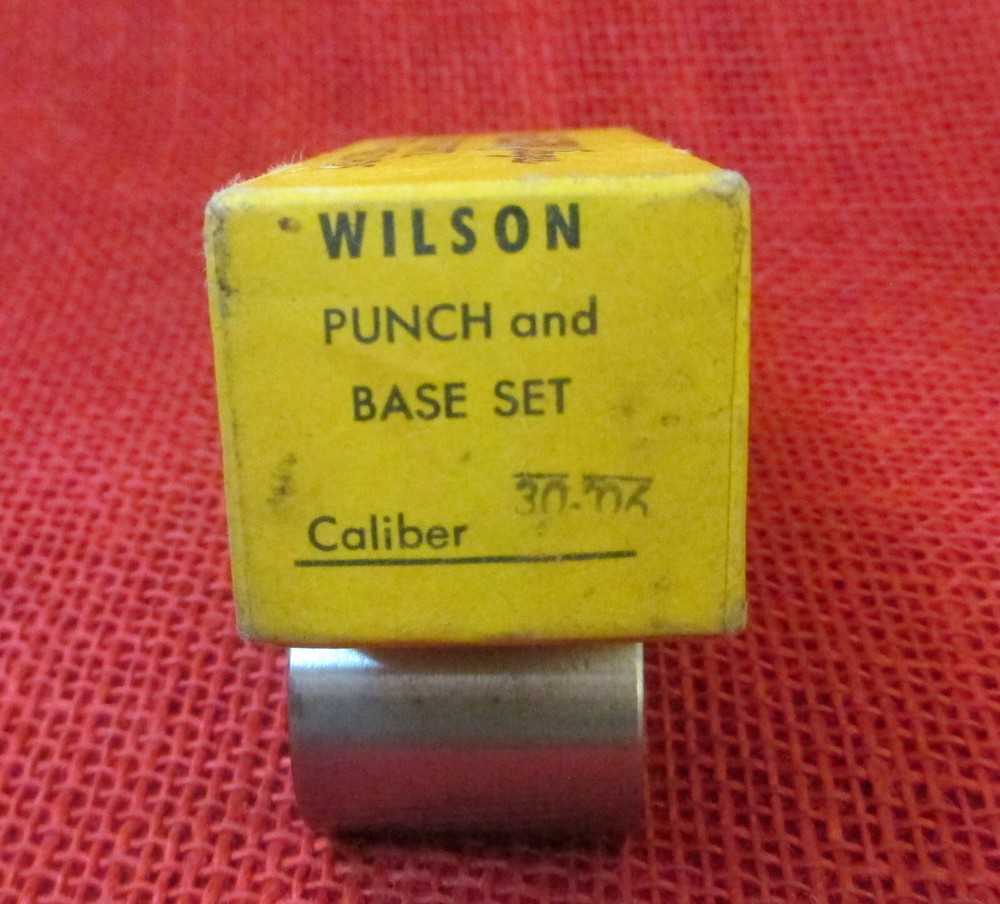 Wilson, Punch & Base Set, Fits 30-06, Original Box