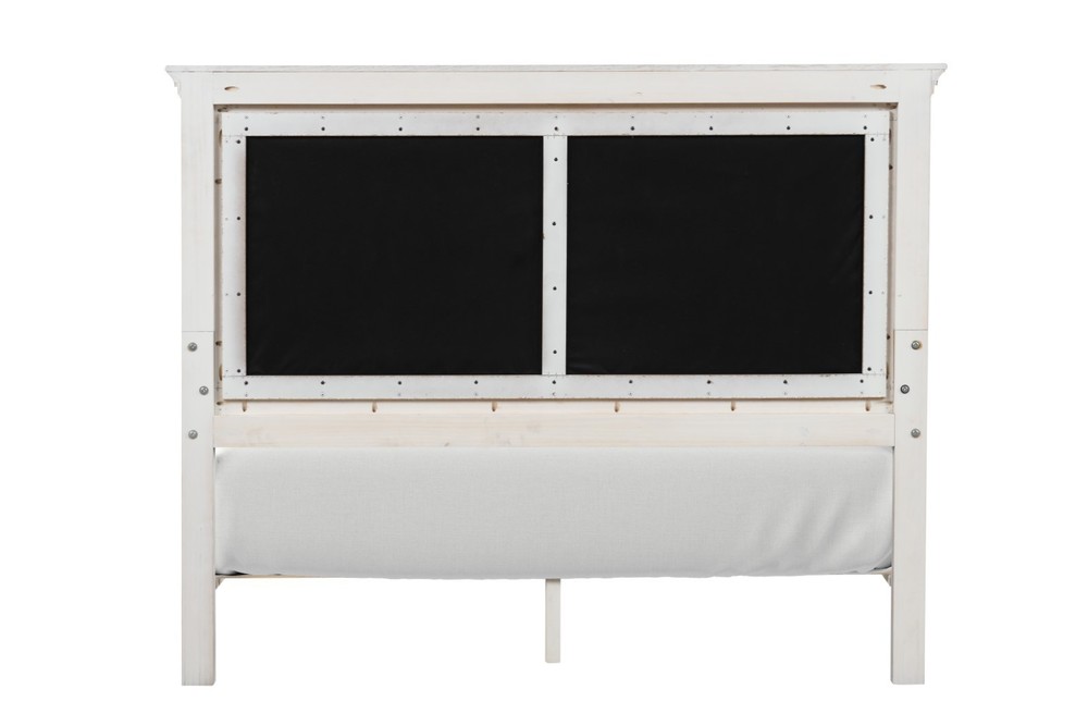 Transitional Style Eastern King 1pc Bed Set Weathered Gray Finish