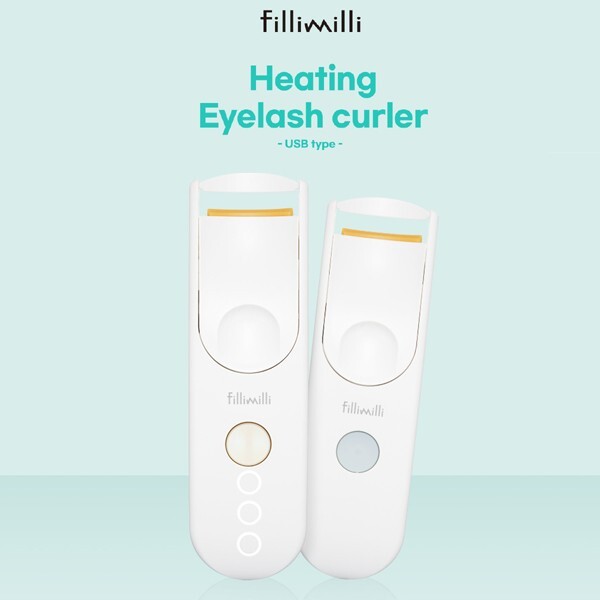 FILLIMILLI Heating Eyelash Curler W/Type C USB Cable (Rechargeable)