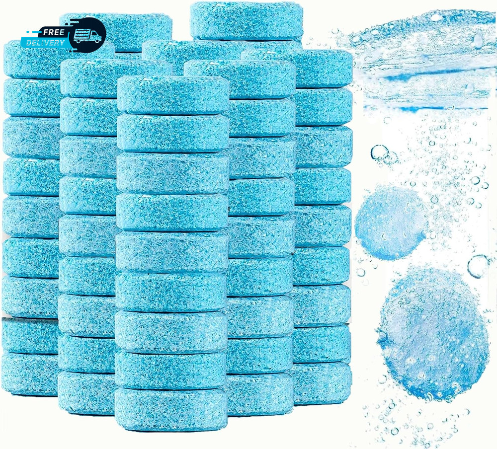 100Pcs Car Windshield Washer Tablets Washer Fluid Tablets Glass Cleaner