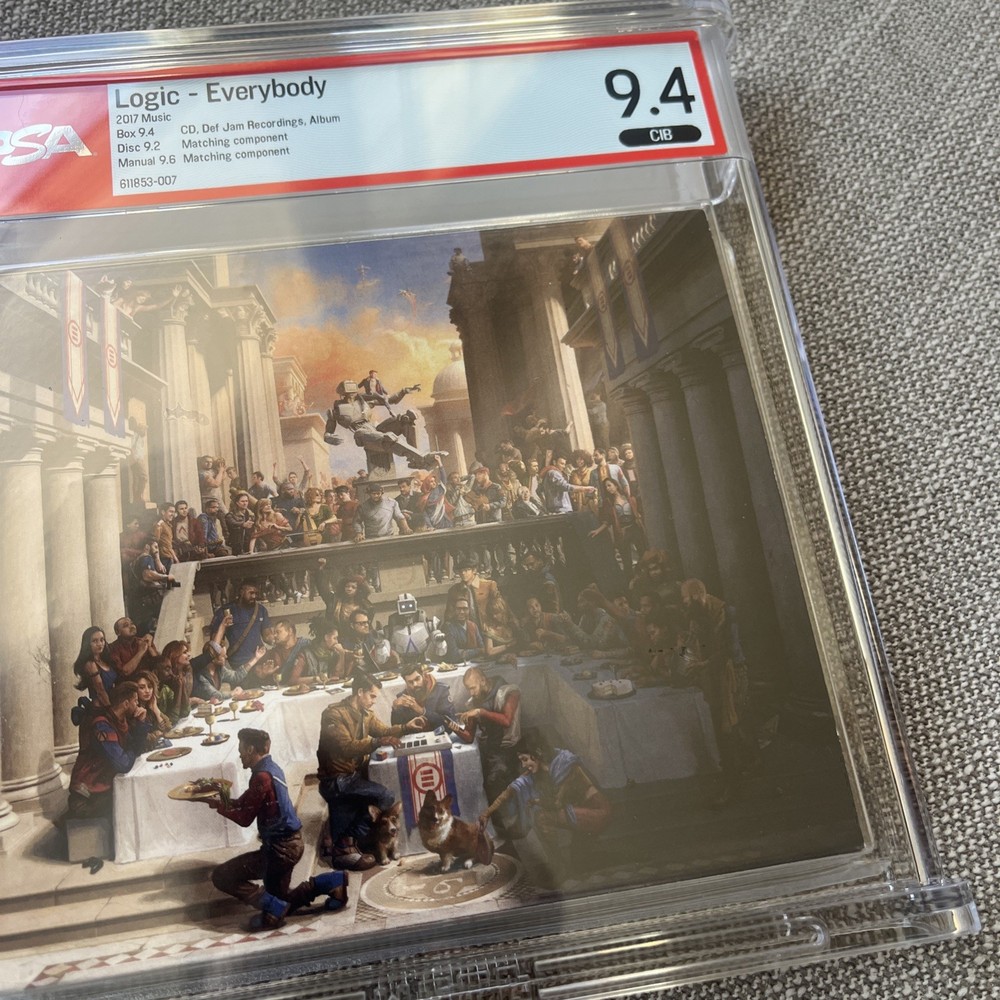 Logic EVERYBODY CD SIGNED Complete In Box - PSA Graded 9.4