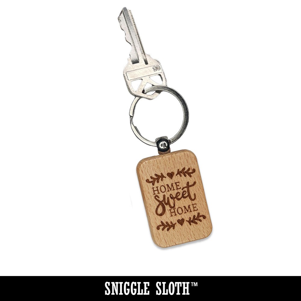 Eat Sleep Game Repeat Console Controller Engraved Wood Rectangle Keychain