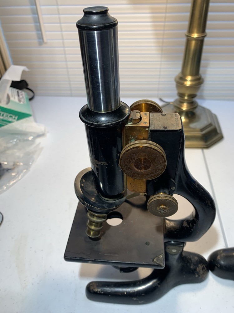Two Bausch and Lomb Antique Microscopes