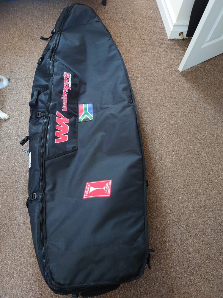 Kiting surf board and travel bag