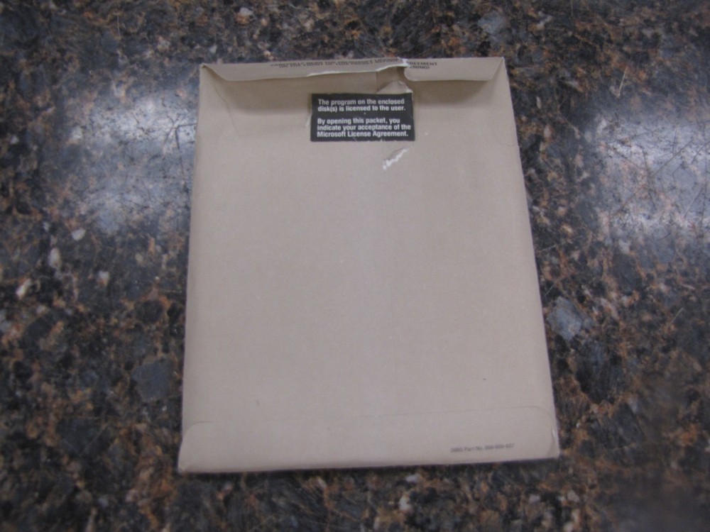 Genuine Vintage Microsoft Word Processing Program for IBM 5.25" disks Set