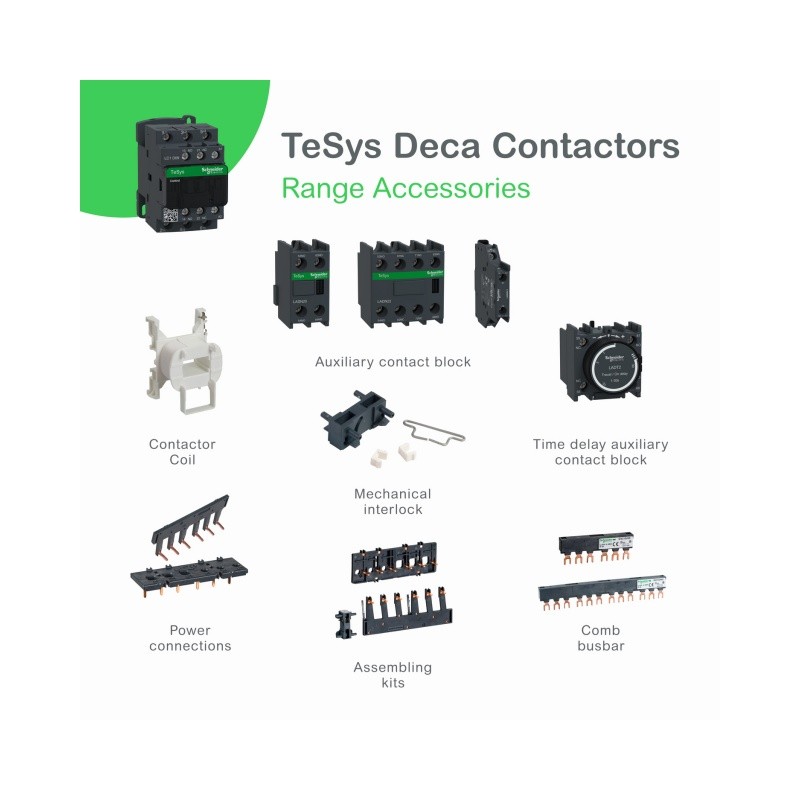 NEW 1PC LC1D323BD - SQUARE D - 24VDC COIL - CONTACTOR - 32AMP