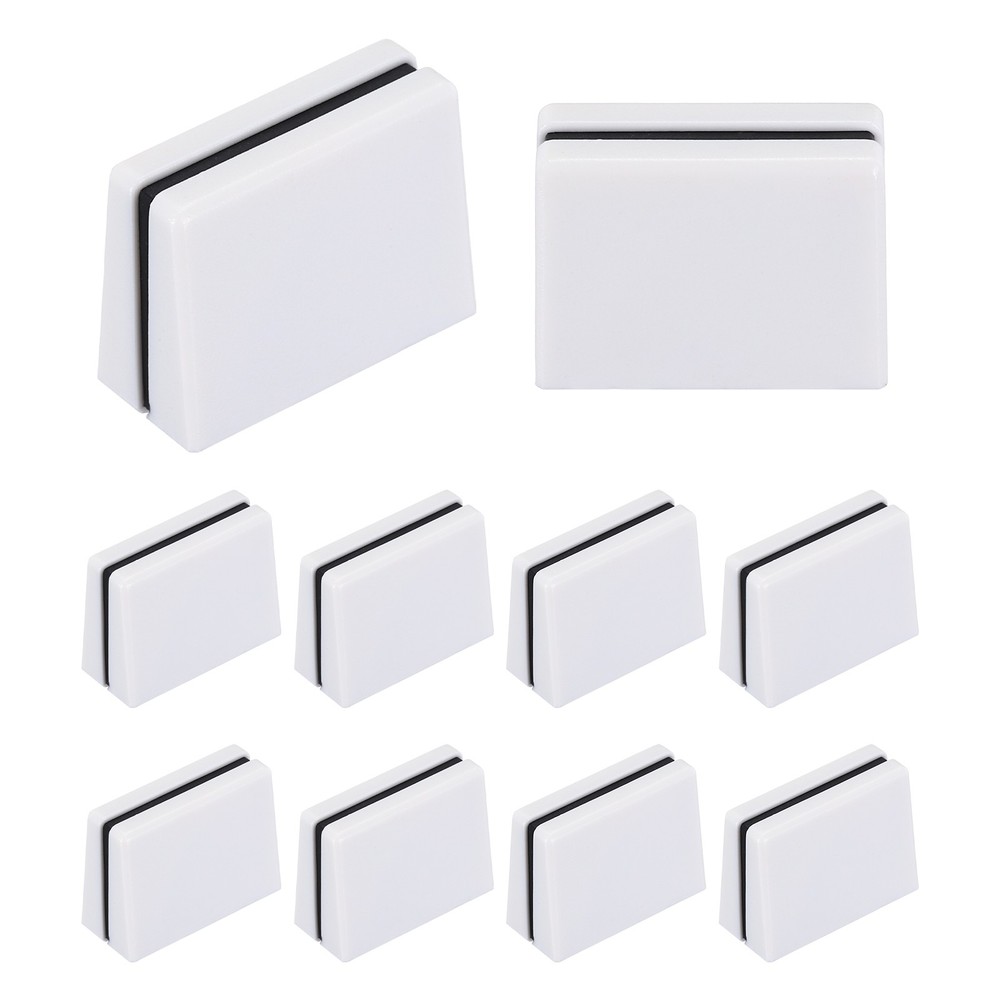 Universal Fader Knobs, White Mixer Fader Caps Plastic for DJ Console, 10Pcs