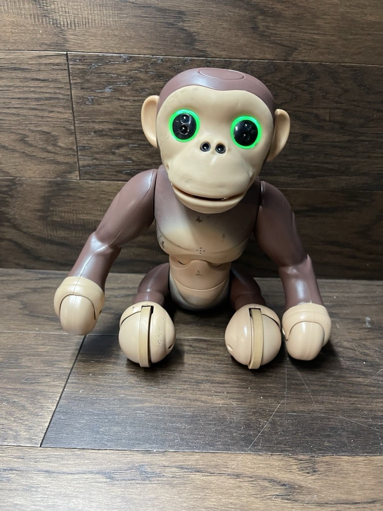 ZOOMER CHIMP MONKEY INTERACTIVE PET BY SPIN MASTER Retired! Tested Working