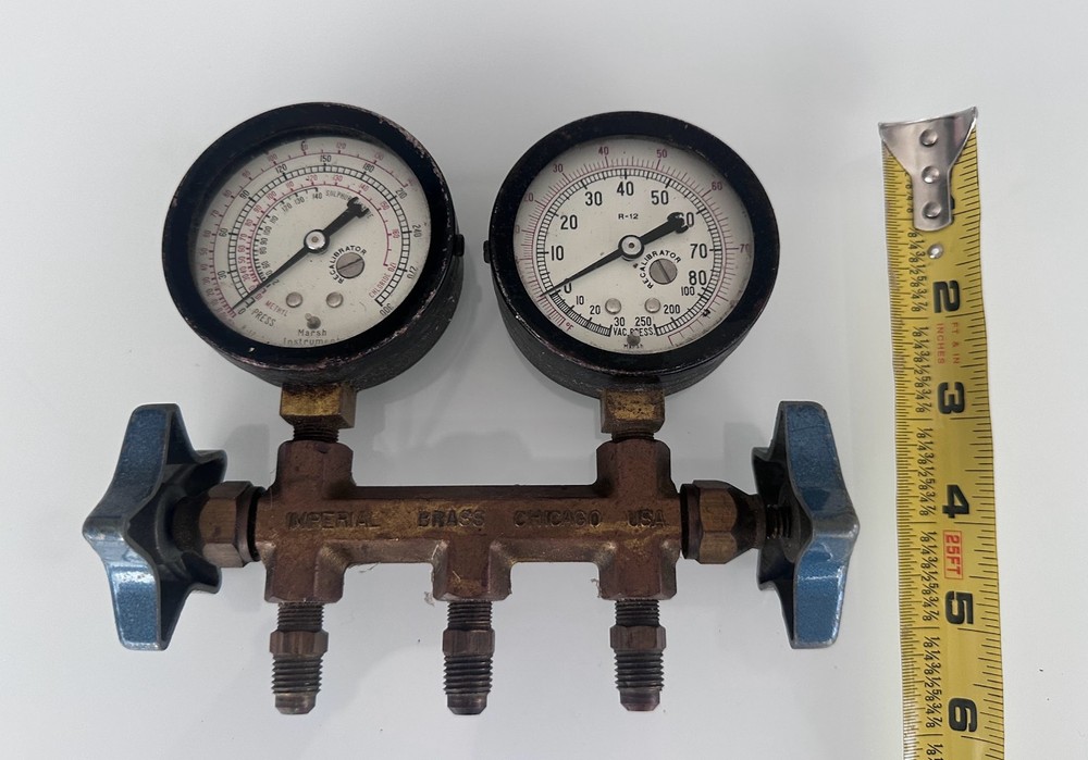 MANIFOLD TWO MARSH GAUGES