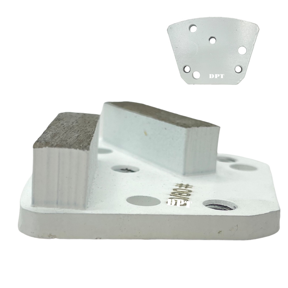 9 Pack Trapezoidal Diamond Grinding Disc for Soft Bond Hard Concrete Surface