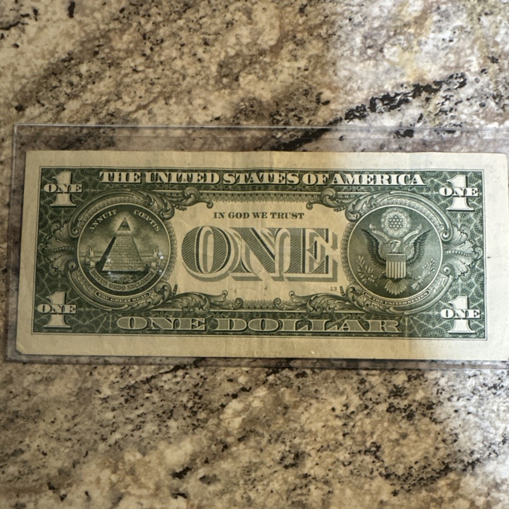$1 US Federal Reserve Note TRINARY