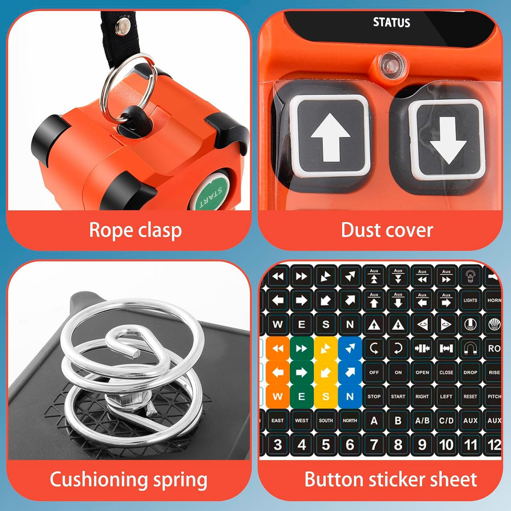 Crane Wireless Remote Control Industrial Hoist Overhead Bridge Crane Controller