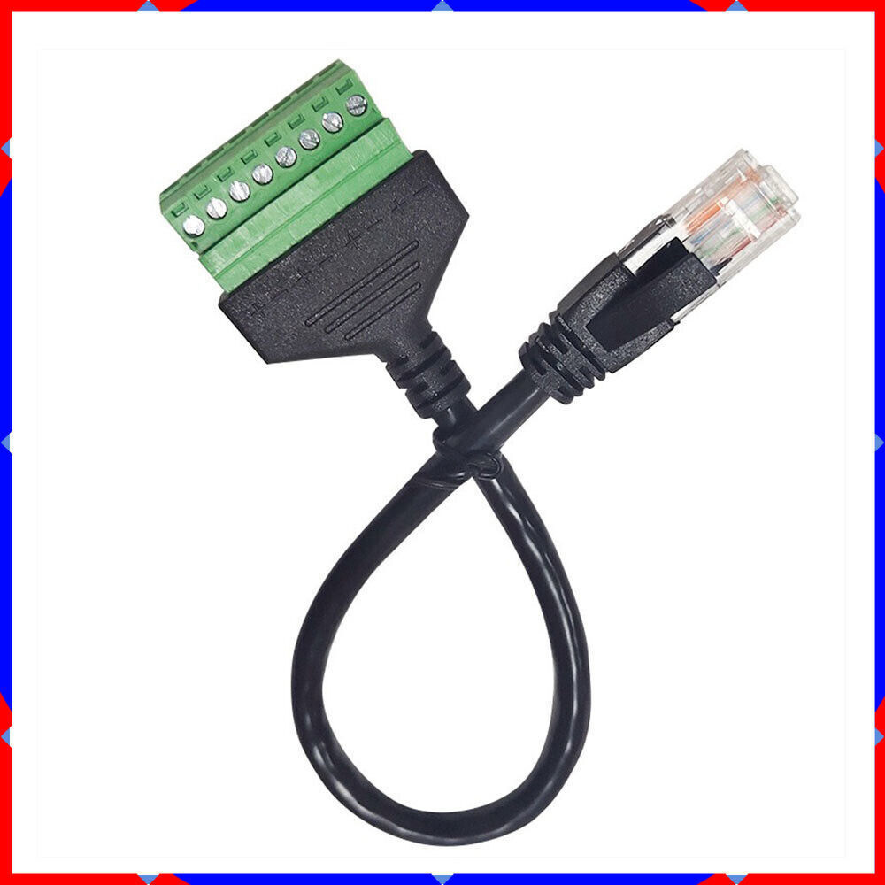 Network RJ45 Solderless fixed wiring terminal Network router extension cable PC