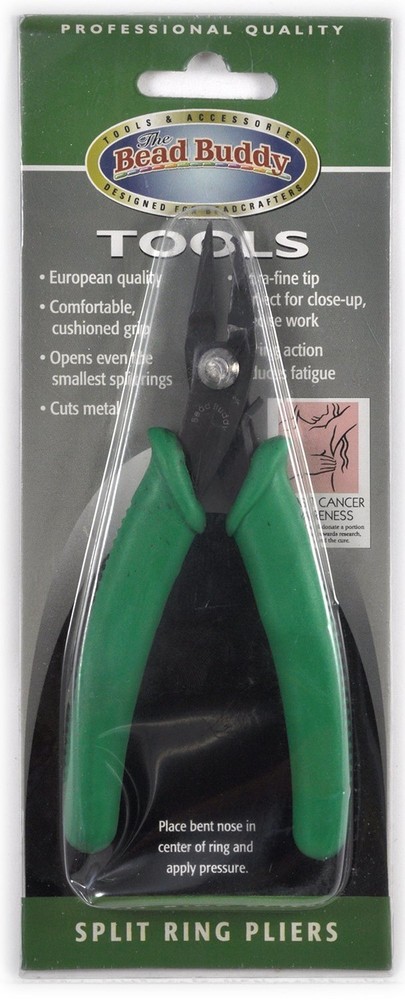 (2 Pack) Bead Buddy Split Ring Pliers for Crafting - Opens Split Rings Easily...