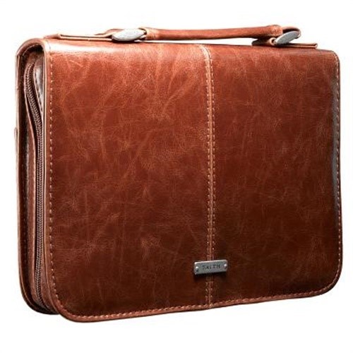 Brown Lux-Leather Bible Cover