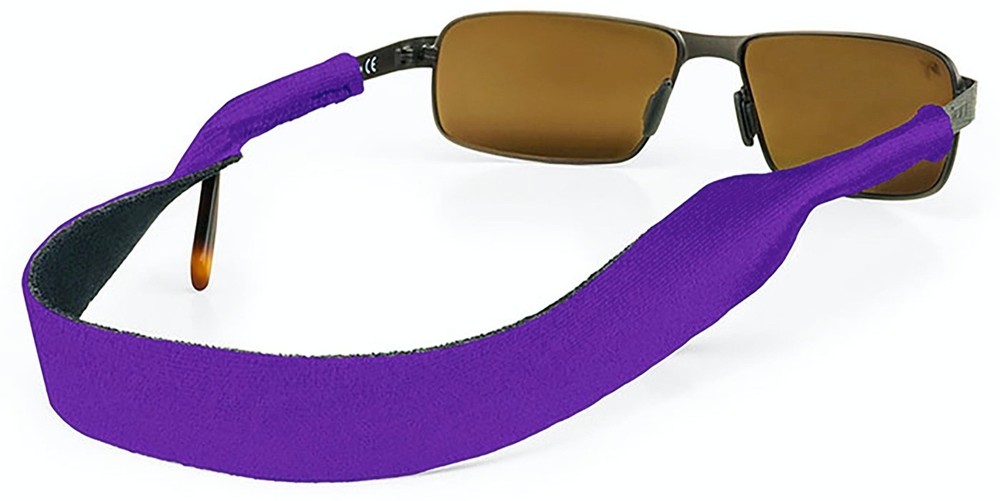 Croakies Original Solid Eyewear Retainer, Regular 2-6 mm - Purple