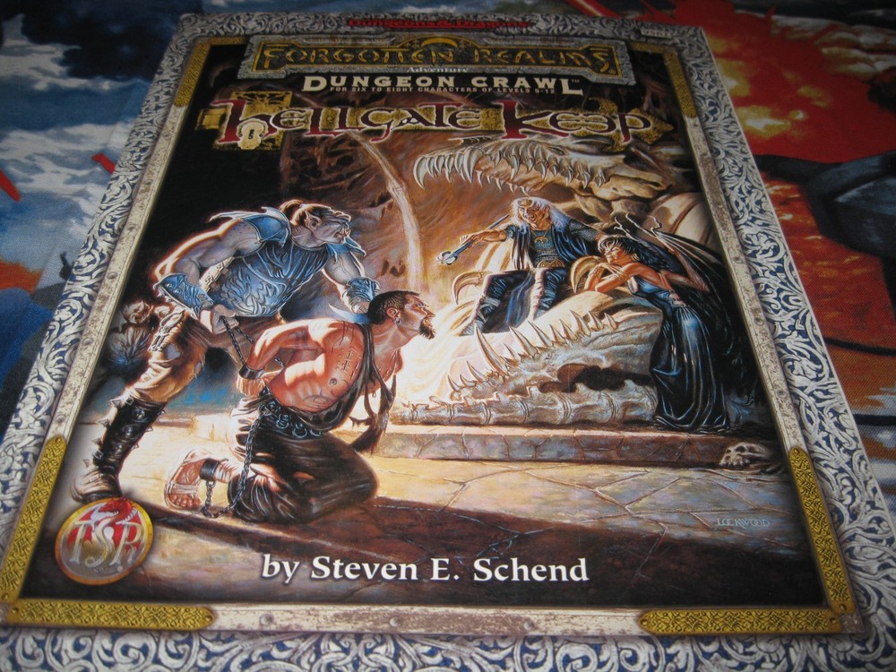 Hellgate Keep 9562 Forgotten Realms Dungeon Crawl 9-12 AD&D  TSR