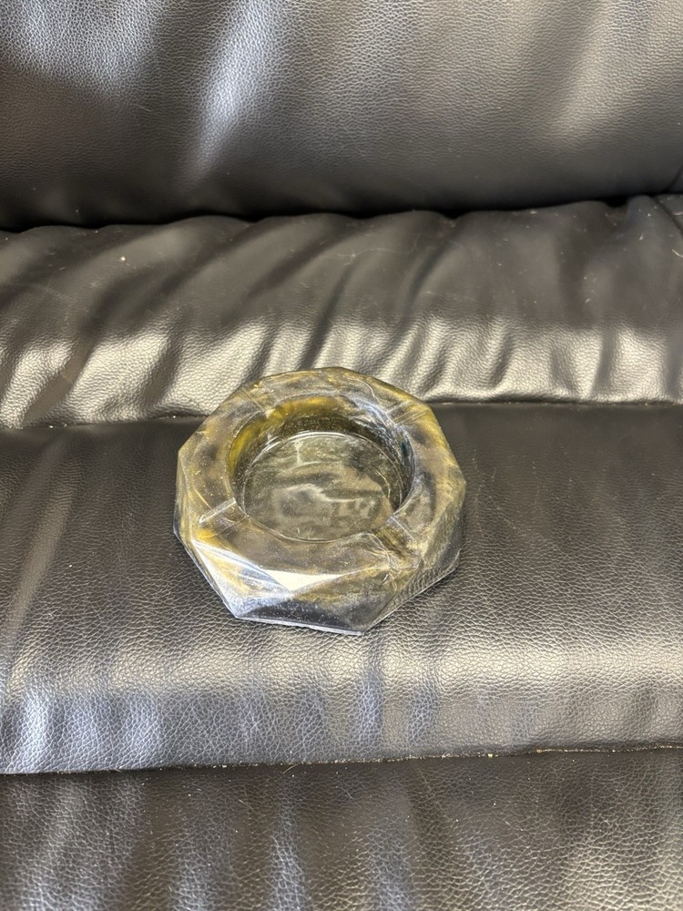 Black And Gold Ashtray