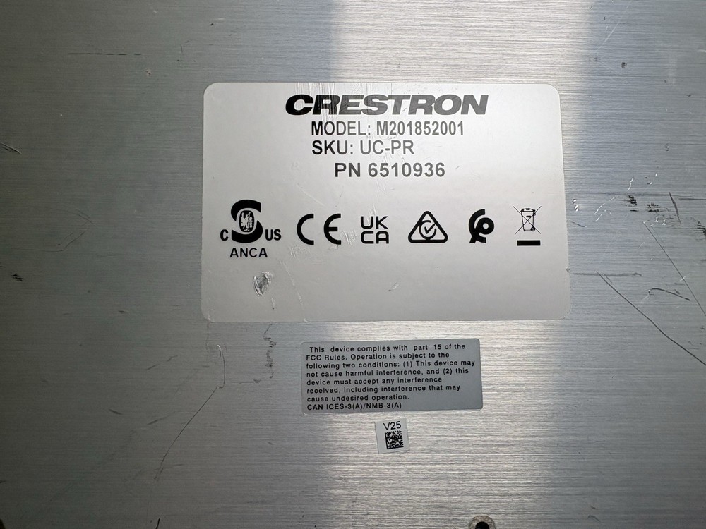 Crestron UC-PR 6510936 Presentation Transmitter M201852001