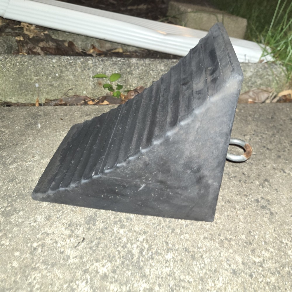 Rubber Wheel Chock Large