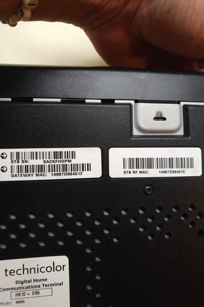 Technicolor (Cisco) 9865 HDC Digital Home Cable Receiver