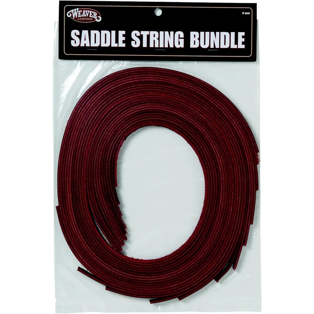 Weaver Leather Latigo Saddle Strings – 3/8” x 72”, 12-Pack