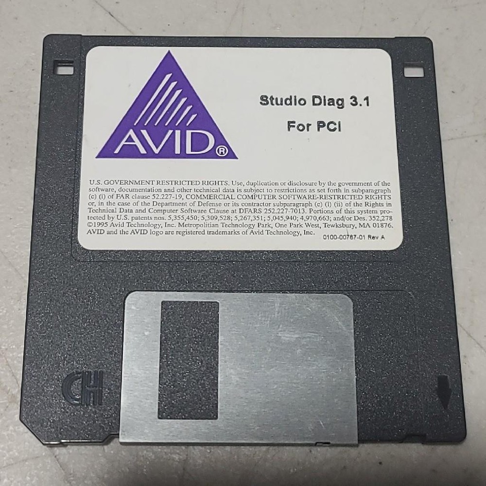 AVID Studio Diag 3.1 for PCI Disk