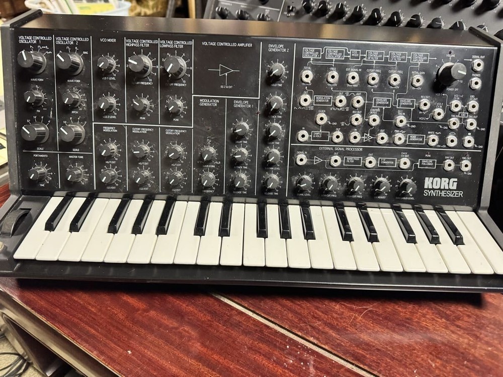 KORG MS-20 ic Keyboard Analog Modular Synthesizer nice condition