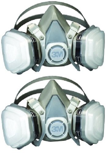 3M 07192 Paint Spray Resp. Medium (2 Pack)