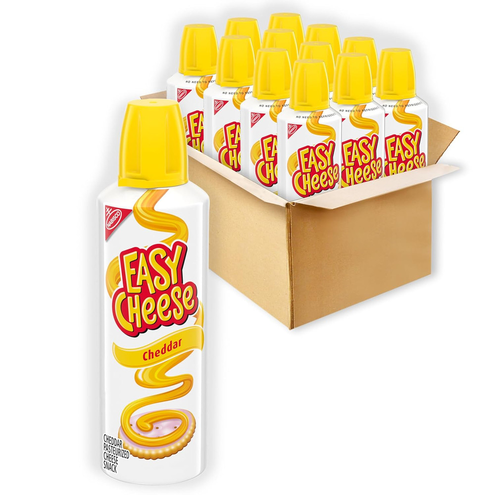 Cheddar Cheese Snack, 12 - 8 Oz Cans