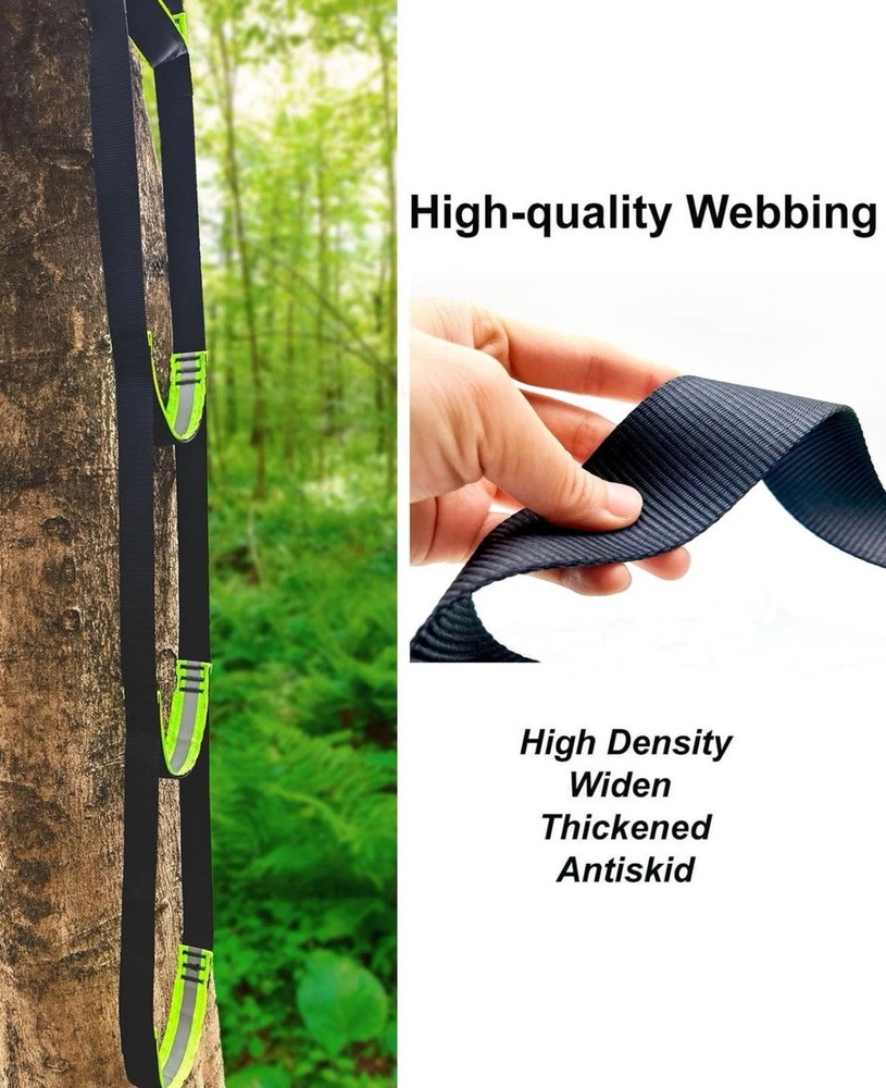 Double-Thickened and Widened 3-Step Climbing Aider for Hunting Tree StepsFall...