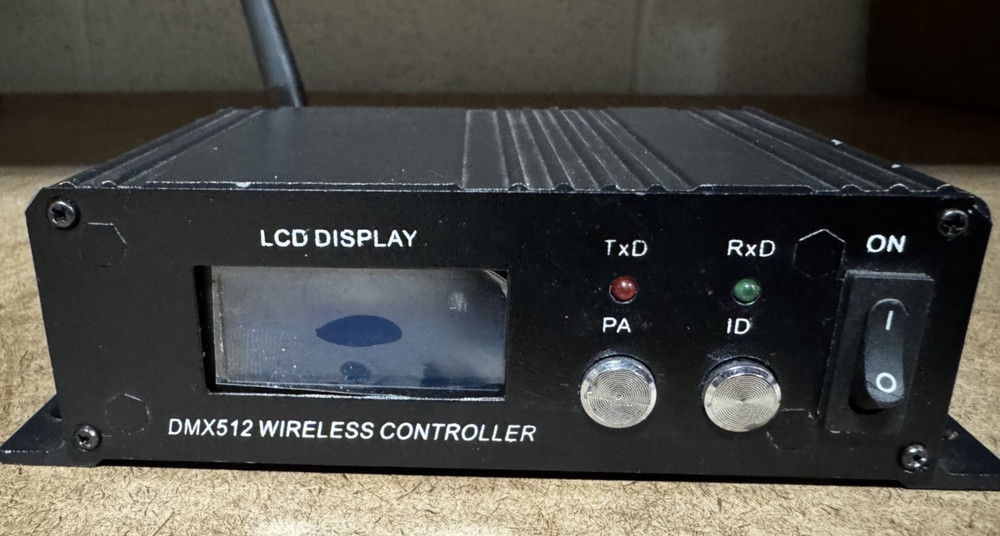 DMX 512 Wireless Control for Lighting, LCD Display