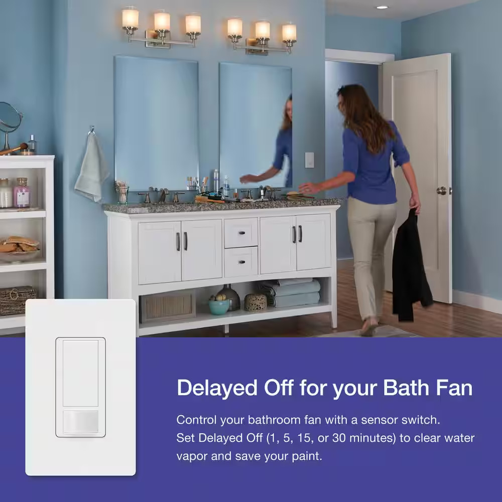 Maestro Motion Sensor Switch, 2 Amp/Single-Pole, White (MS-OPS2H-WH)