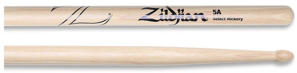 Zildjian 5A Drumsticks Hickory Natural