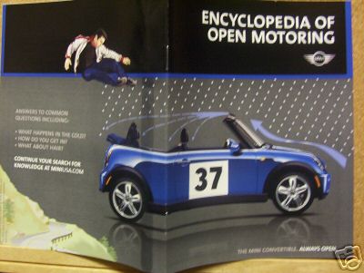 mini cooper brochure car ad collectable 18 pgs 2004