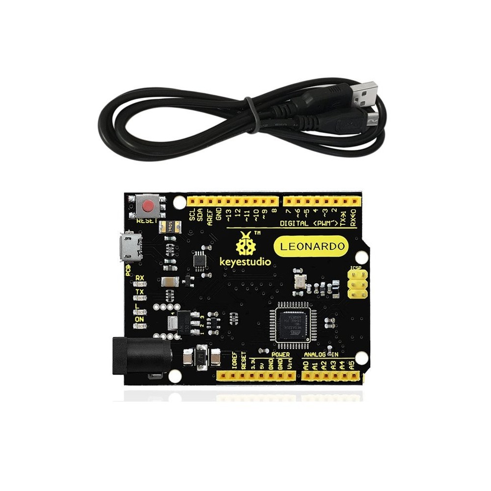 Leonardo R3 Microcontroller Development Board with USB Cable Kit for Arduino ...